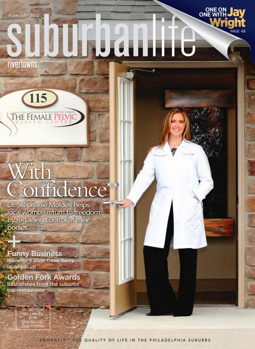 Dr. Stephanie Molden in Suburban Life River Towns magazine