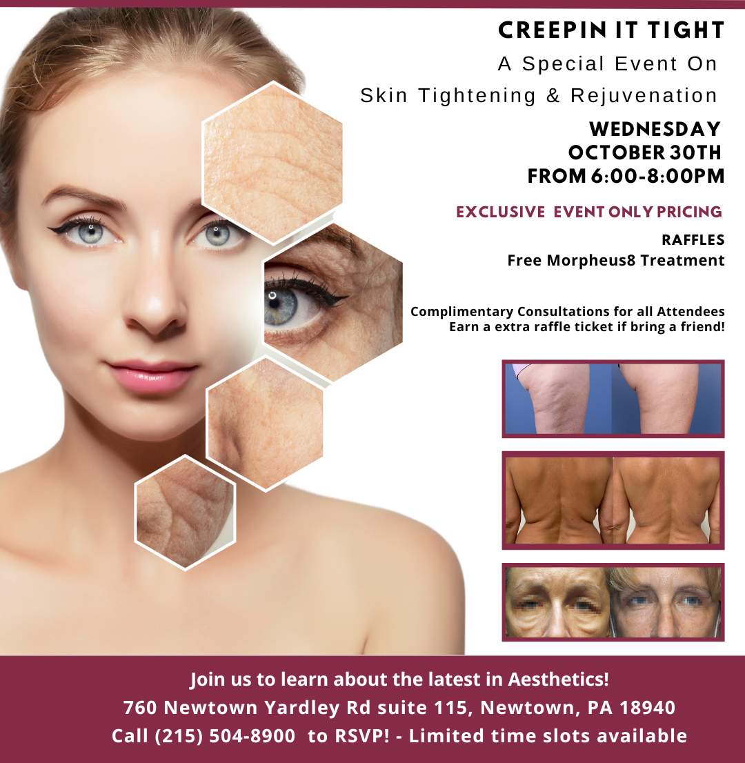 Special Event on Skin Tightening and Rejuvenation on October 30